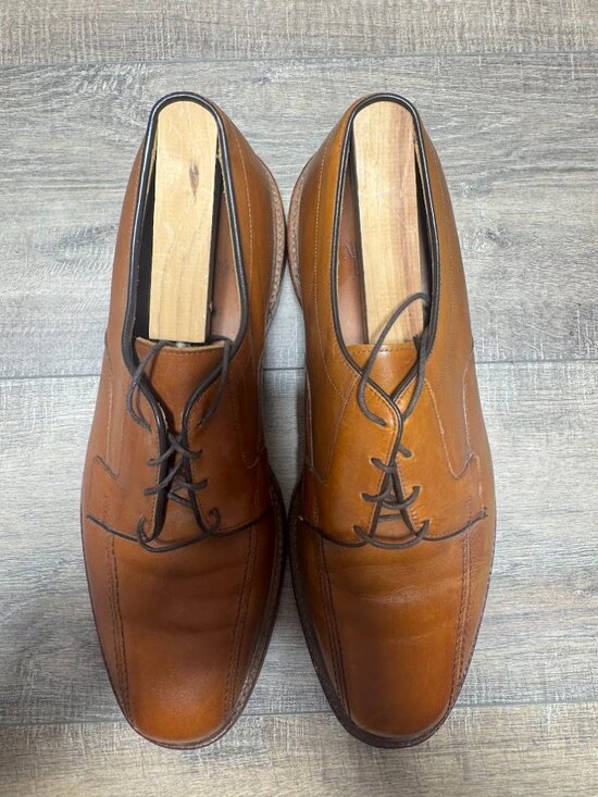 Allen Edmonds Hillcrest Chestnut Leather Derby Shoes Men\'s Size 11B main image 6